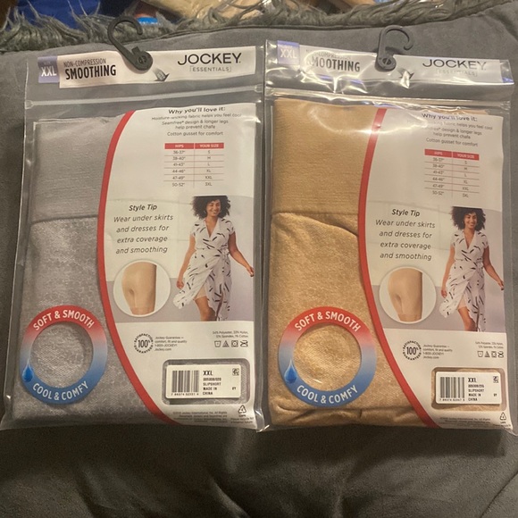 💜Bundle of 2 Pack Jockey° Essentials Seamfree® No Chafe Slipshort - Picture 3 of 14